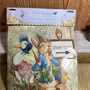 The Original Peter Rabbit Easter Egg Hunt Kit - Illustrated Bunny & Duck Signs